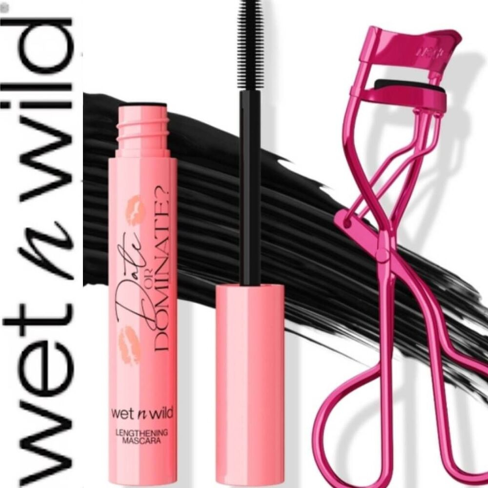 Wet-n-Wild Date Or Dominate Lengthening Mascara & Eyelash Curler Set